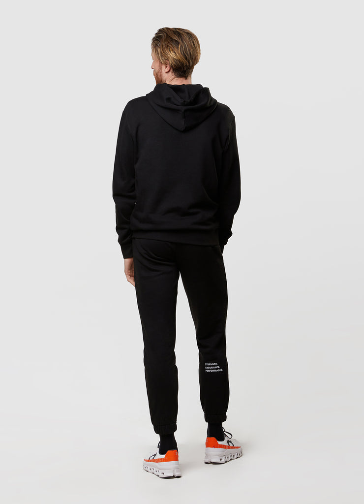 Man wearing TRI-FIT Casualwear black hoodie