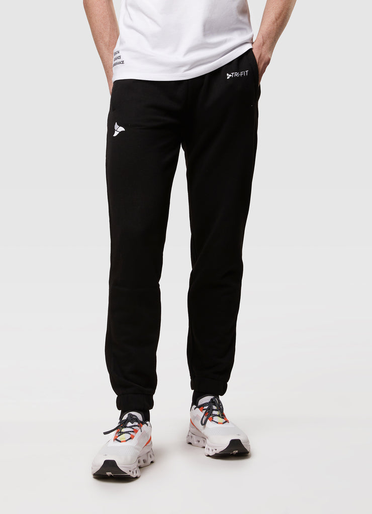 Man wearing TRI-FIT Casualwear black joggers