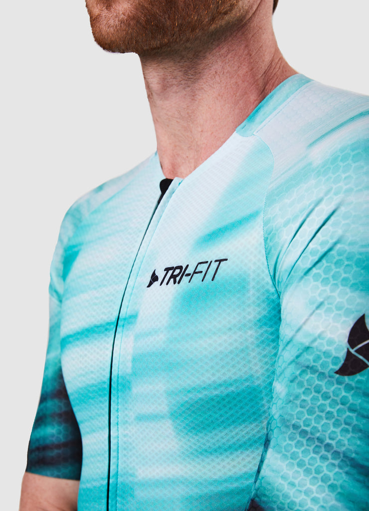 New Men's GEO MATRIX Edition tri suit available online now