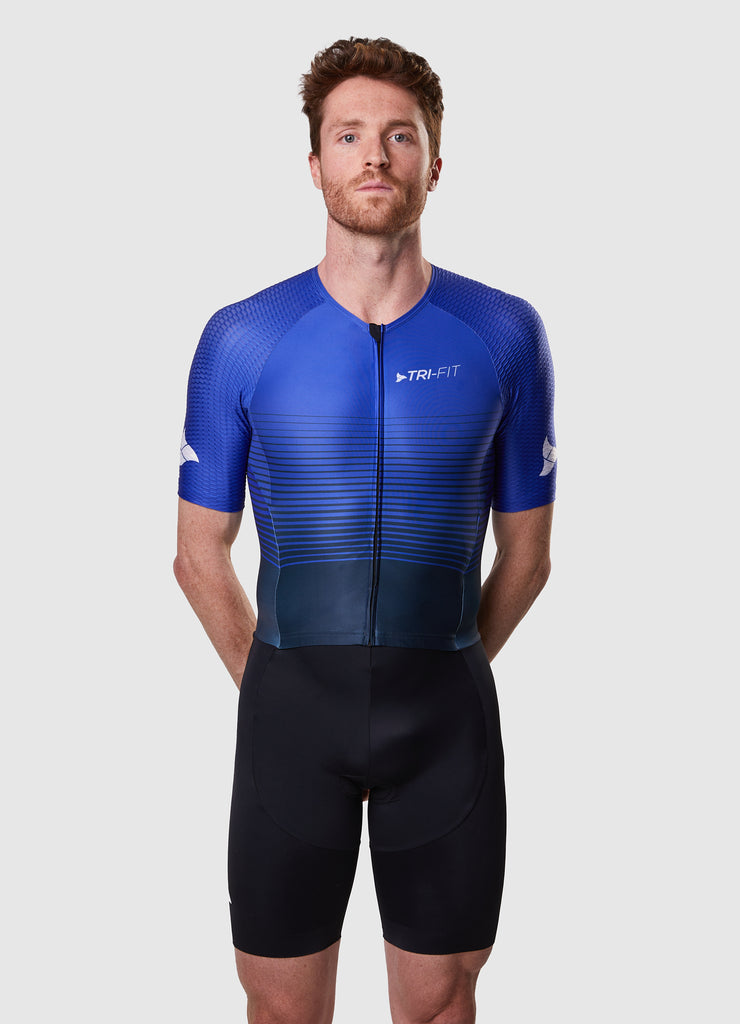 NEW EVO 2.3 NAVY Men's Tri Suit, available online now