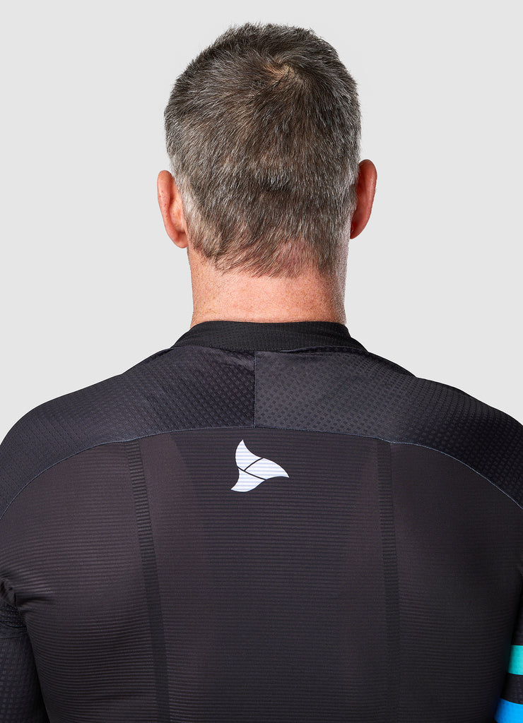 TRI-FIT SYKL PRO BLACK EDITION Long Sleeve Men's Cycling Jersey, available now