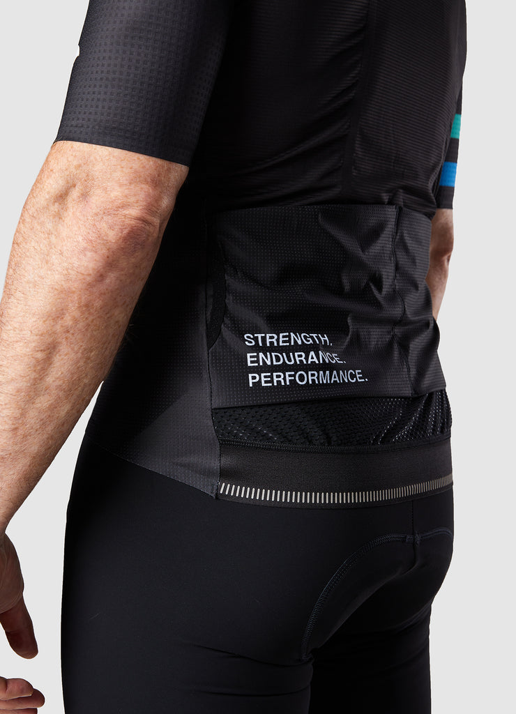 TRI-FIT SYKL PRO BLACK EDITION Bundle Short Sleeve Men's Cycling Jersey, available now