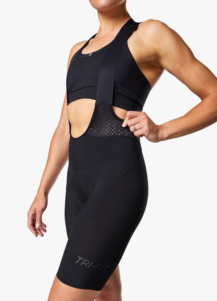TRI-FIT SYKL PRO Skin Black Edition Women's Cycling Bib Shorts, available now